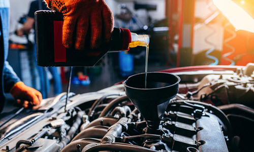 Car Engine Oil Change